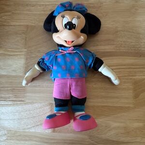 DISNEY Minnie Mouse Plush Doll Minnie N Me Dress Up Shorts Applause EUC